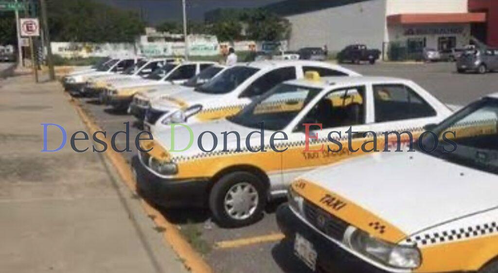 Admiten circulación de autos sin placas, usados como taxis