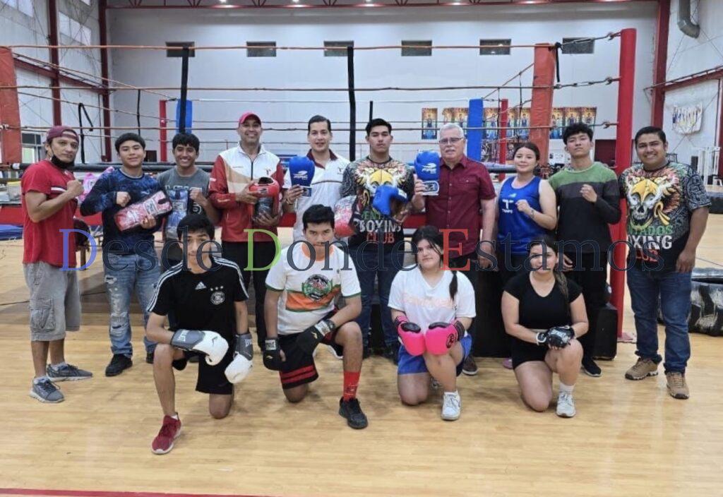 Visita director del INDE Tamaulipas a deportistas de Matamoros