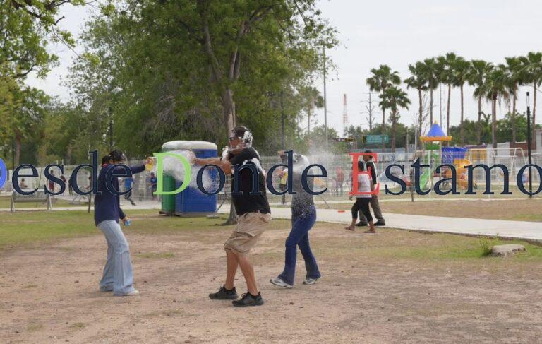 Neoladerendes se divierten en Parque Mendoza