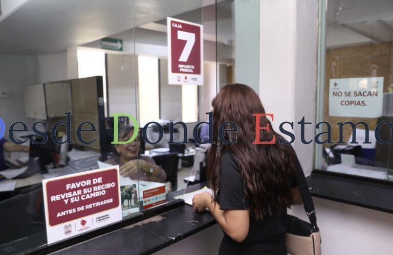 Invitan a aprovechar descuentos en recargos del perdial durante abril