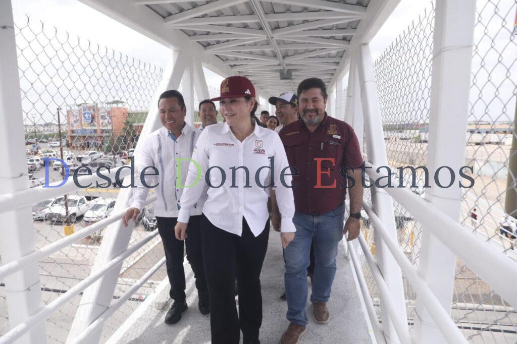 Inauguran puente peatonal en Colinas del sur