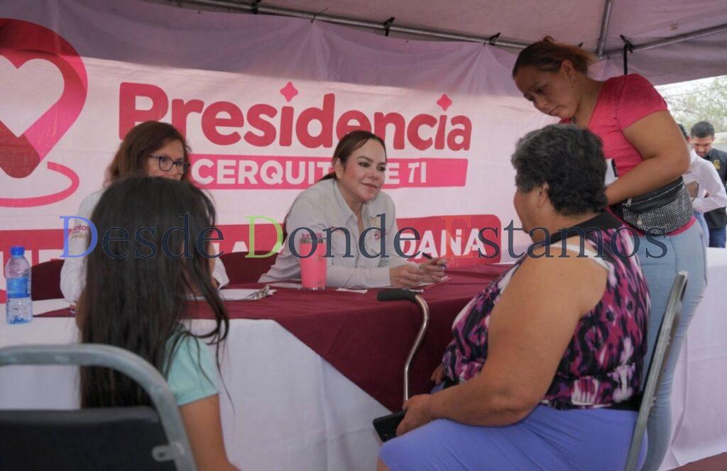 Lleva Carmen Lilia “Presidencia cerquita de ti” a Villas de San Miguel
