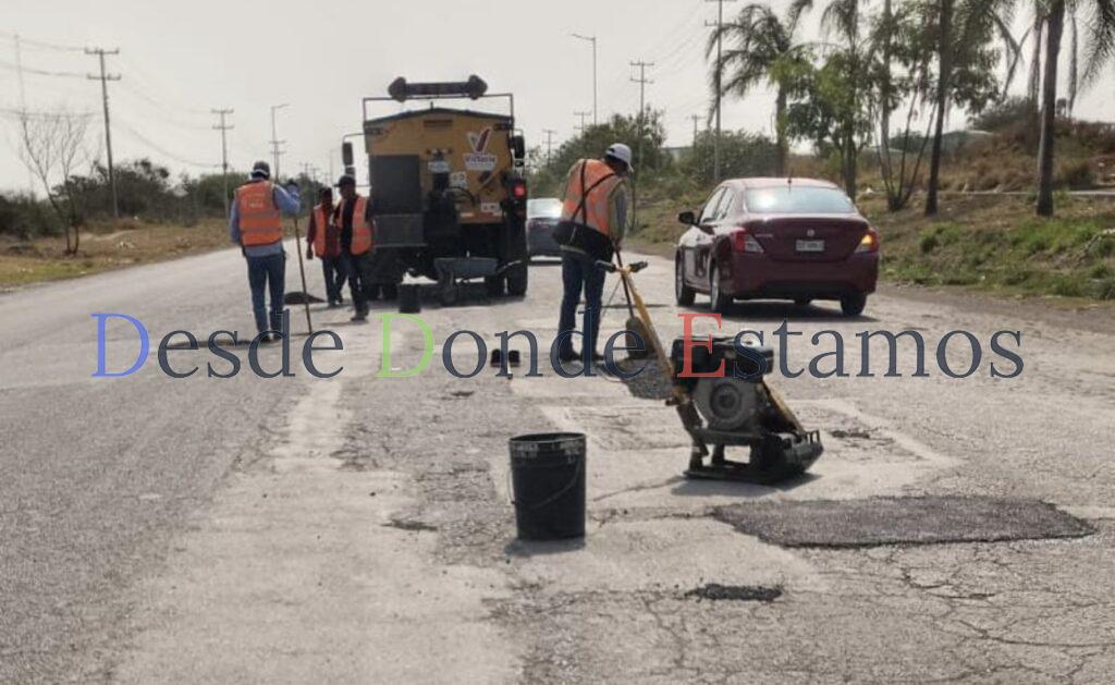 El programa de bacheo permanente sigue sin interrupción