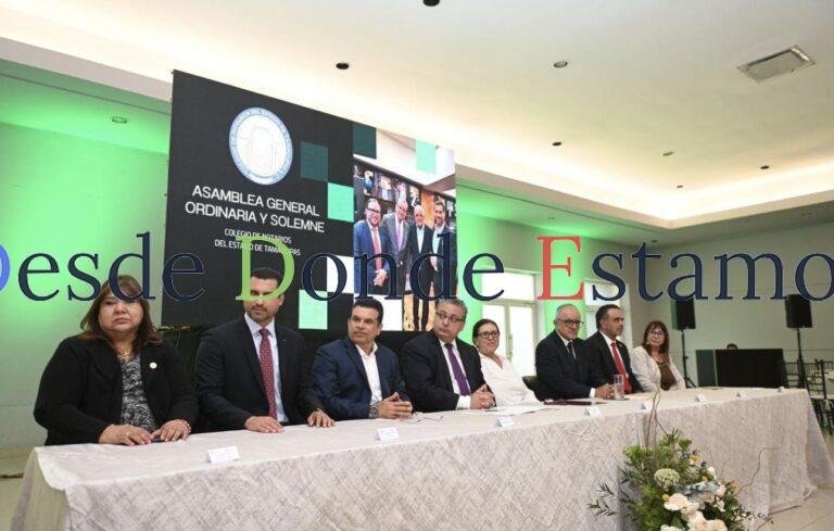 Fortalece alcalde vínculos con Colegio de Notarios