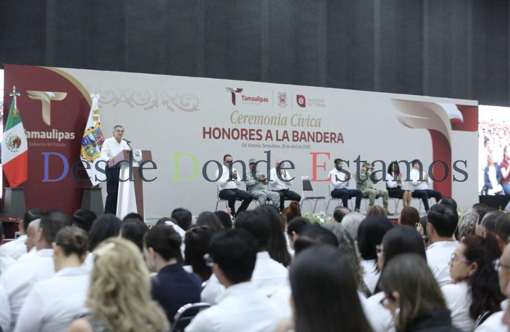 Américo Villarreal destaca avances en materia laboral