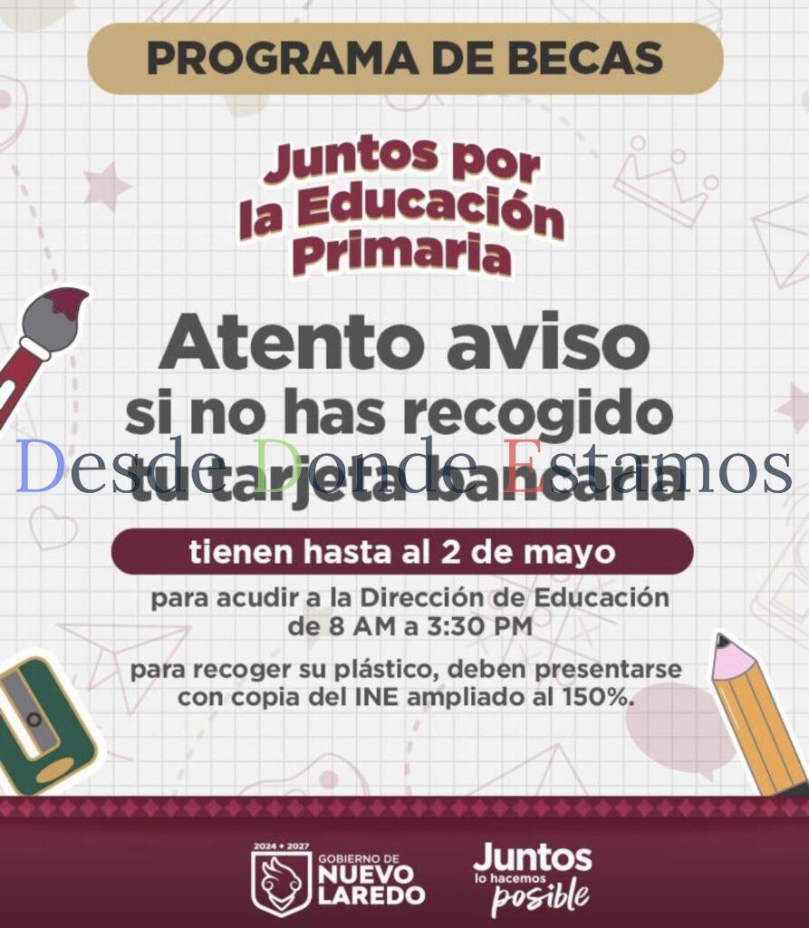 Últimos días para recoger tarjeta bancaria de becas