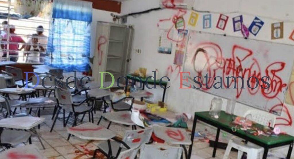 Vandalizadas once escuelas durante el periodo vacacional