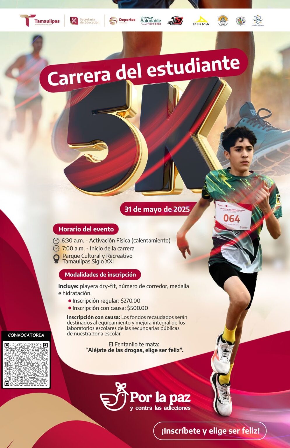 Alistan Carrera del Estudiante 5K