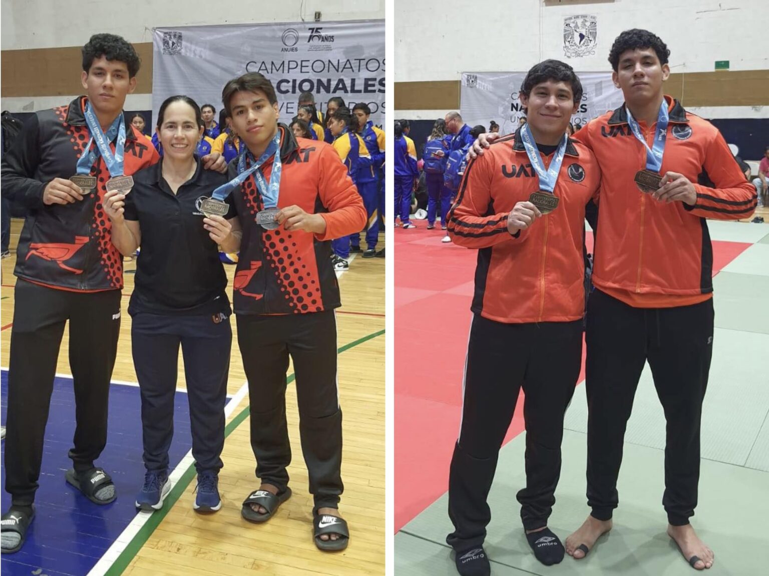 Gran actuación de judocas de UAT en Campeonato Nacional Universitario