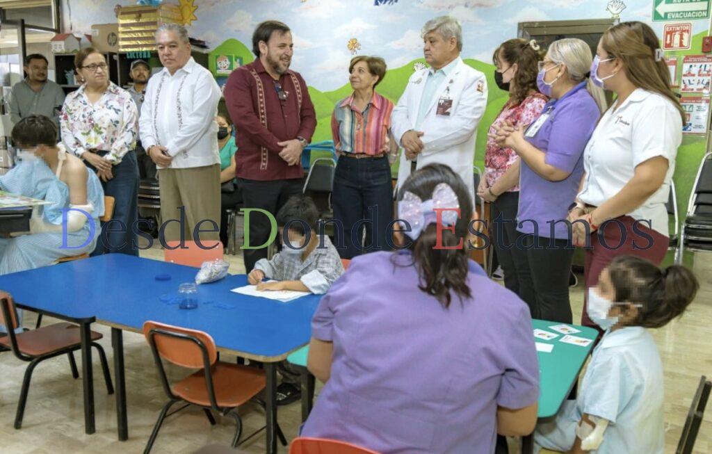 Lleva SET enseñanza a niñas y niños en los hospitales de Tamaulipas