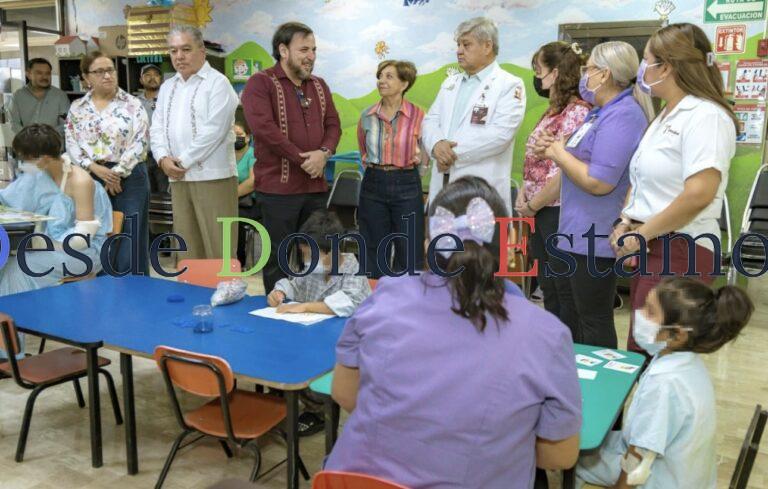 Lleva SET enseñanza a niñas y niños en los hospitales de Tamaulipas