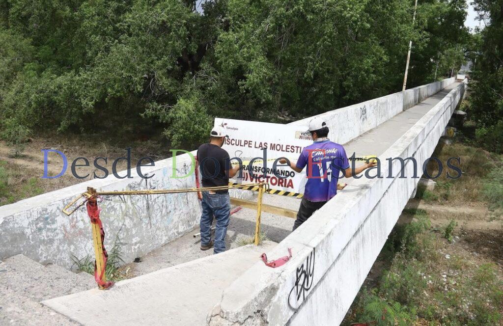 Ordena Gattás rehabilitar puente peatonal sobre el San Marcos