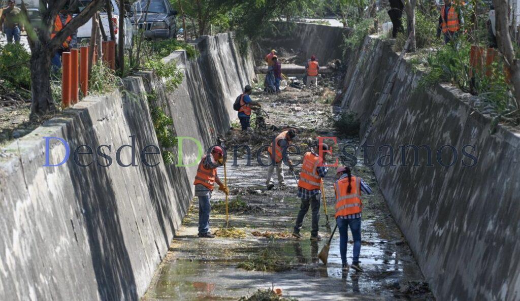 Limpia de drenes pluviales, recomendó PC a municipios