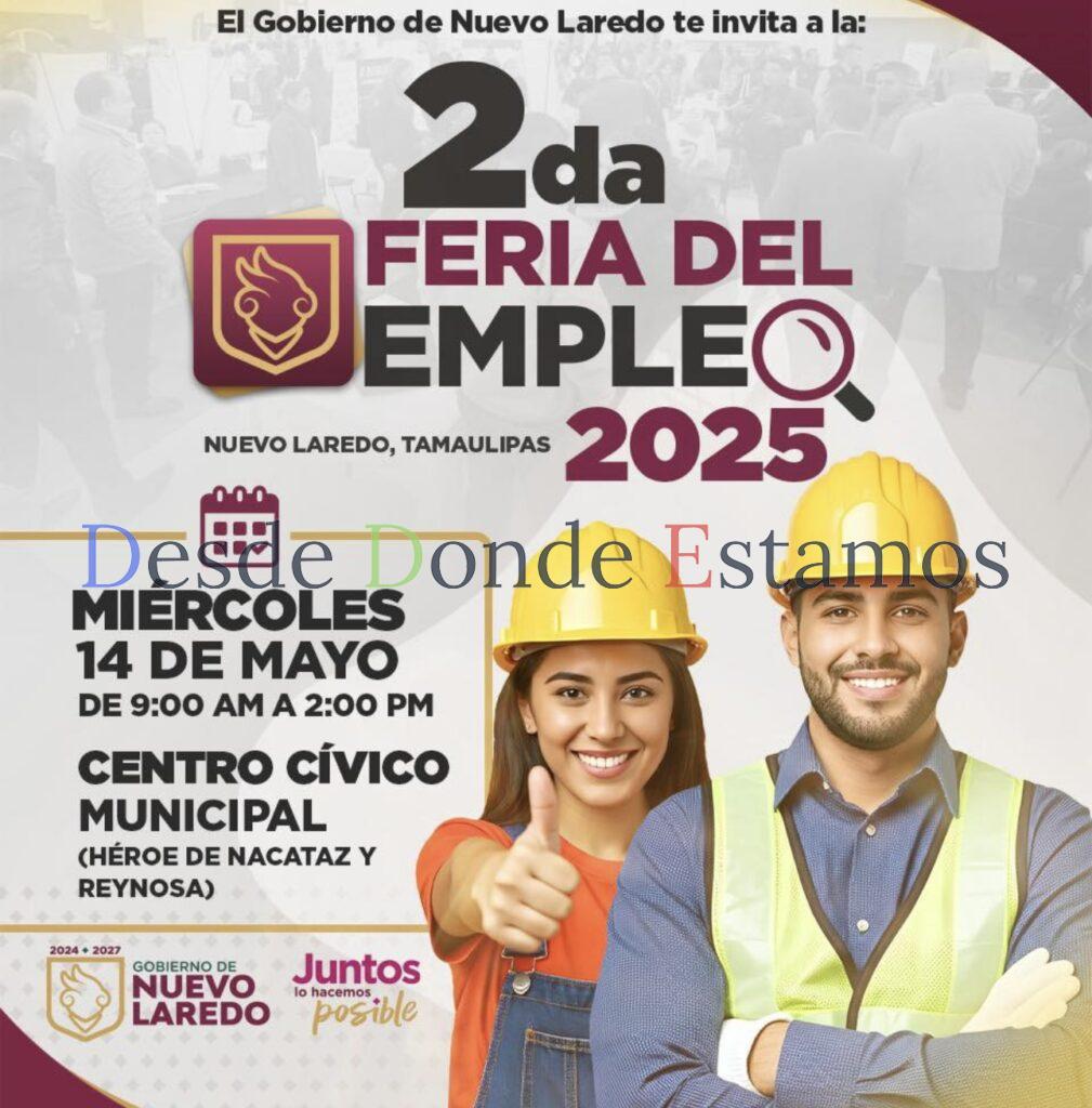 Invita gobierno municipal a la 2da Feria del Empleo 2025