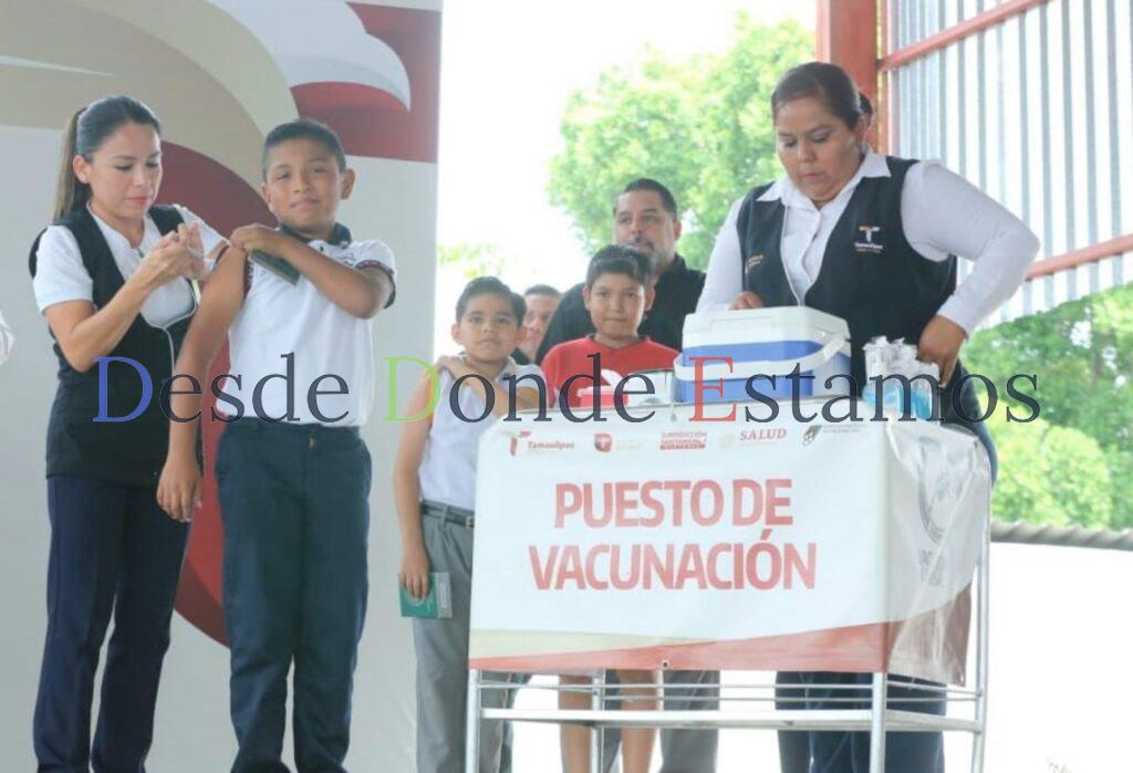 Tamaulipas segundo lugar nacional en Semana de Vacunación