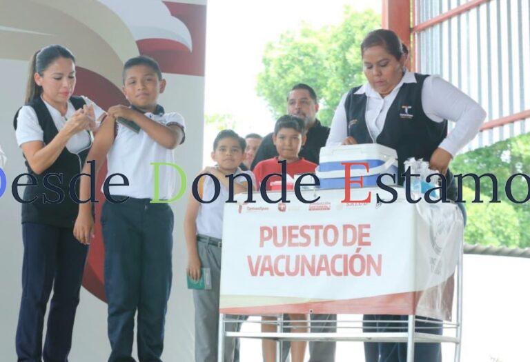 Tamaulipas segundo lugar nacional en Semana de Vacunación