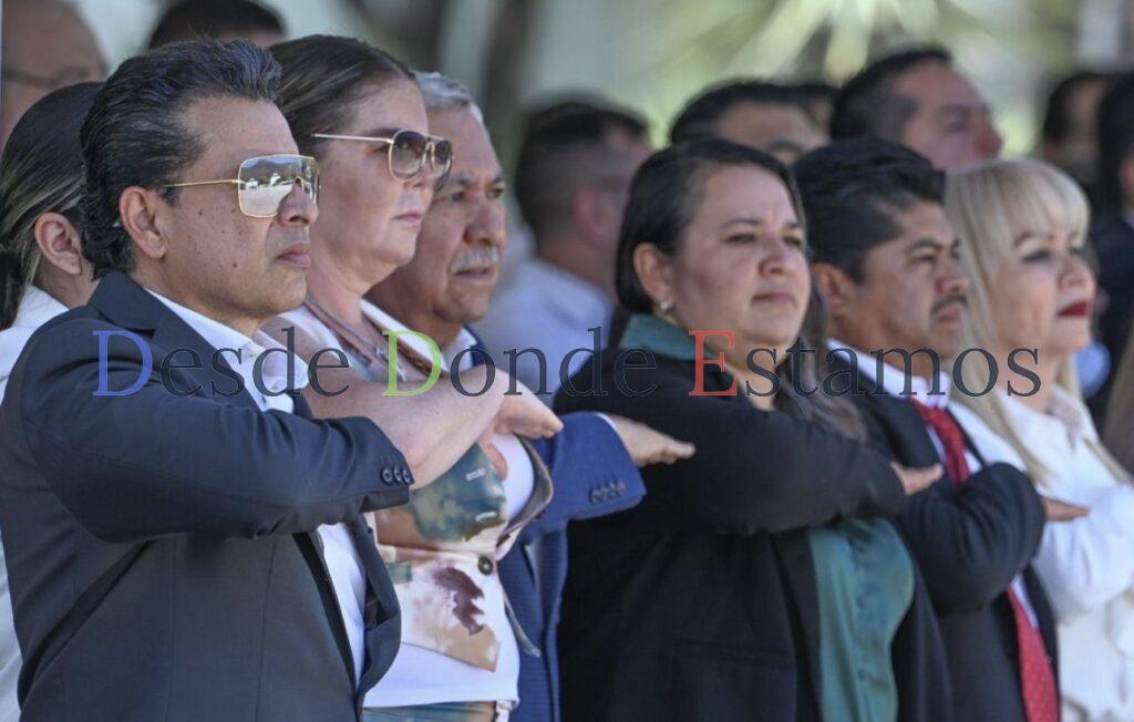 Asiste alcalde de Victoria al evento cívico militar