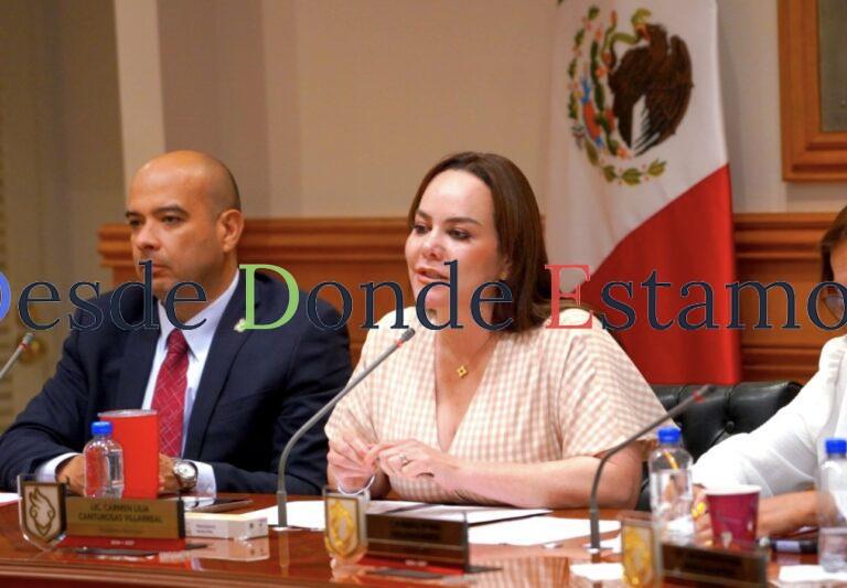 Anuncia Carmen Lilia seguro gratuito para primeros 20 mil contribuyentes