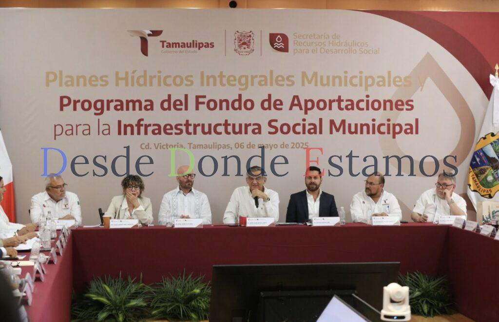 Ofrece gobernador aportar recursos a municipios para obras de agua