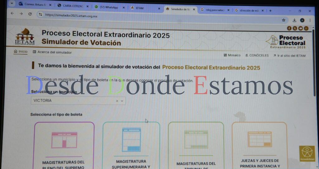 Realiza junta distrital 05 del INE simulacro de conteo de votos