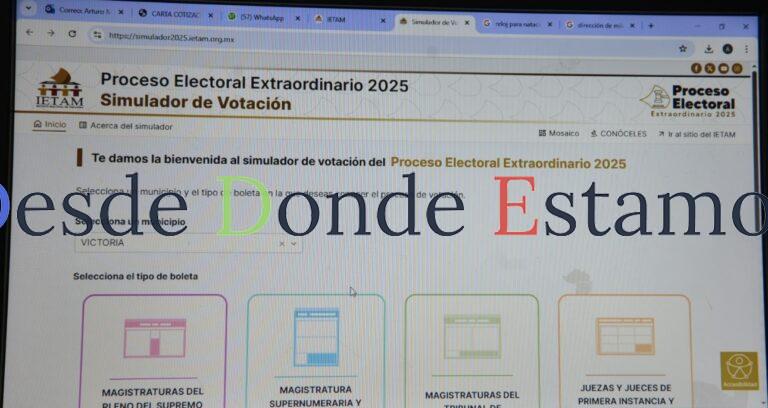 Realiza junta distrital 05 del INE simulacro de conteo de votos