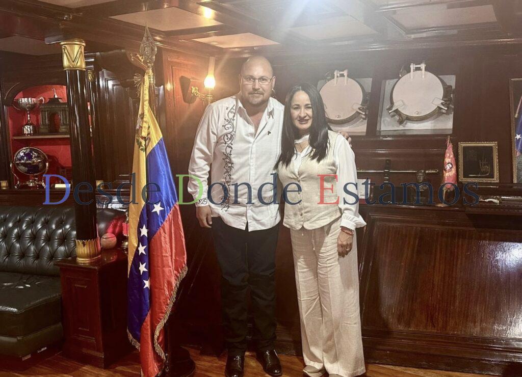 Sostienen reunión secretario general de Gobierno y embajadora de Venezuela