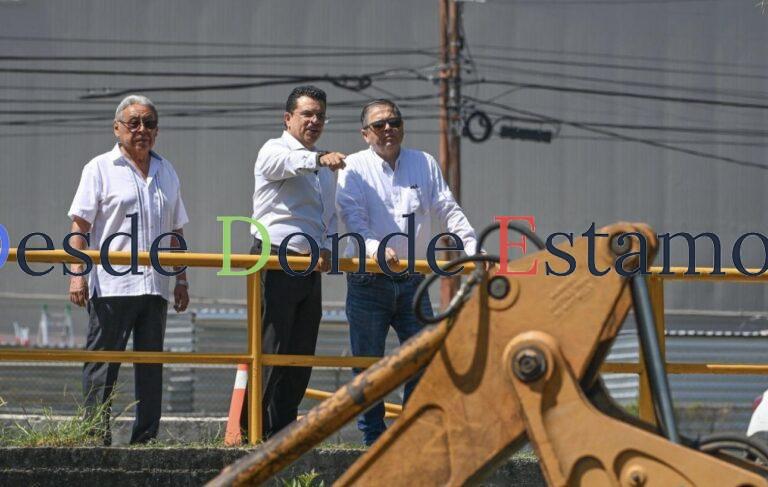 Supervisa Lalo Gattás funcionalidad del 100% de drenes pluviales