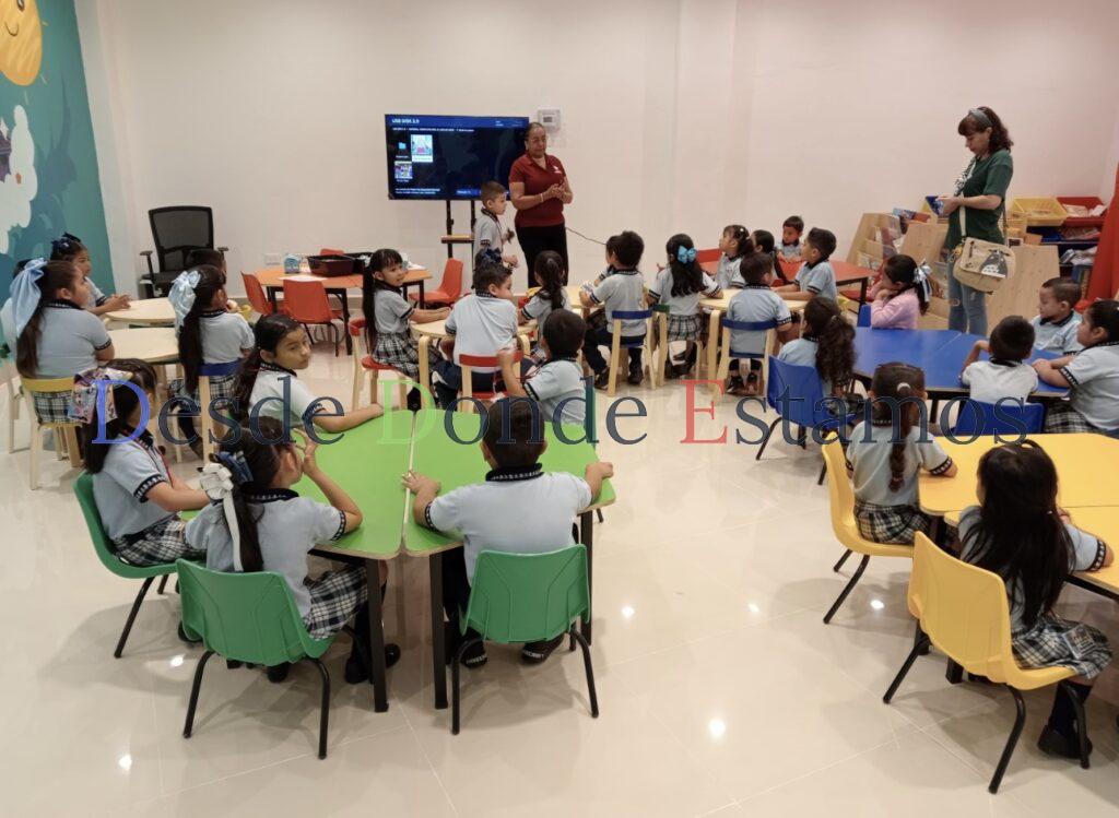 Niños aprenden en la INFOTECA a evitar accidentes en la vía pública