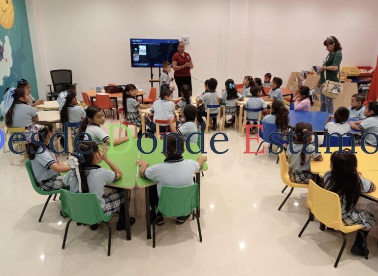 Niños aprenden en la INFOTECA a evitar accidentes en la vía pública