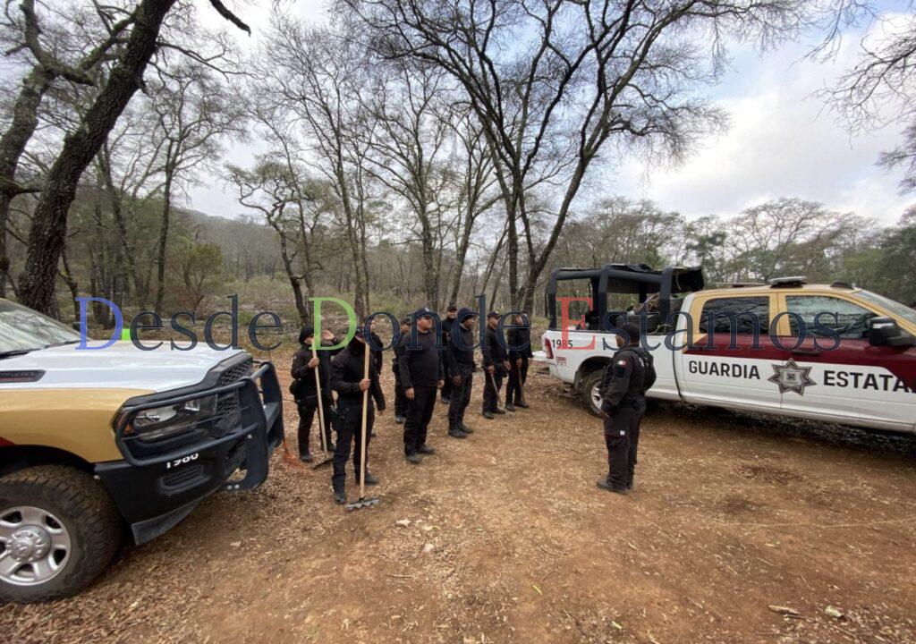Combaten incendio forestal en la Biósfera El Cielo