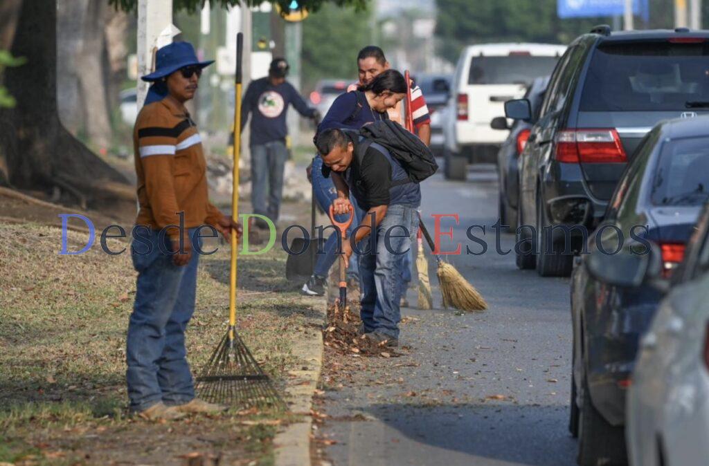 Intenso programa de limpieza en calles y avenidas