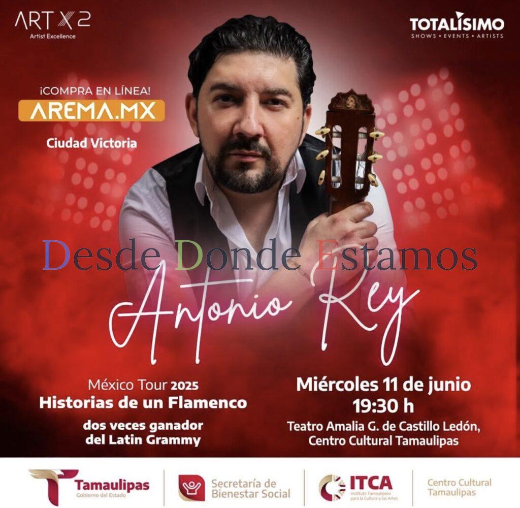 Invita ITCA a concierto del guitarrista español Antonio Rey