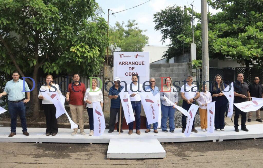 Dan banderazo de arranque a programa de 108 obras en Victoria