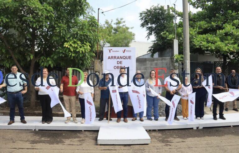 Dan banderazo de arranque a programa de 108 obras en Victoria