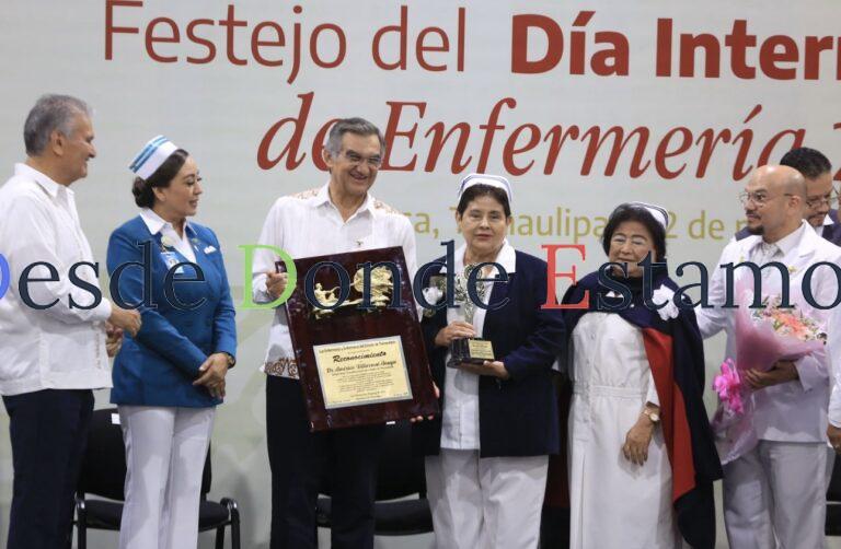 Celebra Américo profesionales de la enfermería en Tamaulipas