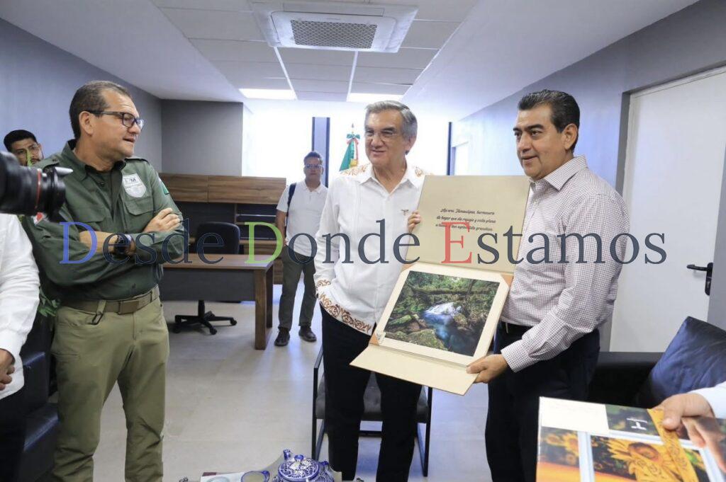 Sostiene Américo reunión con Comisionado del INM en Reynosa