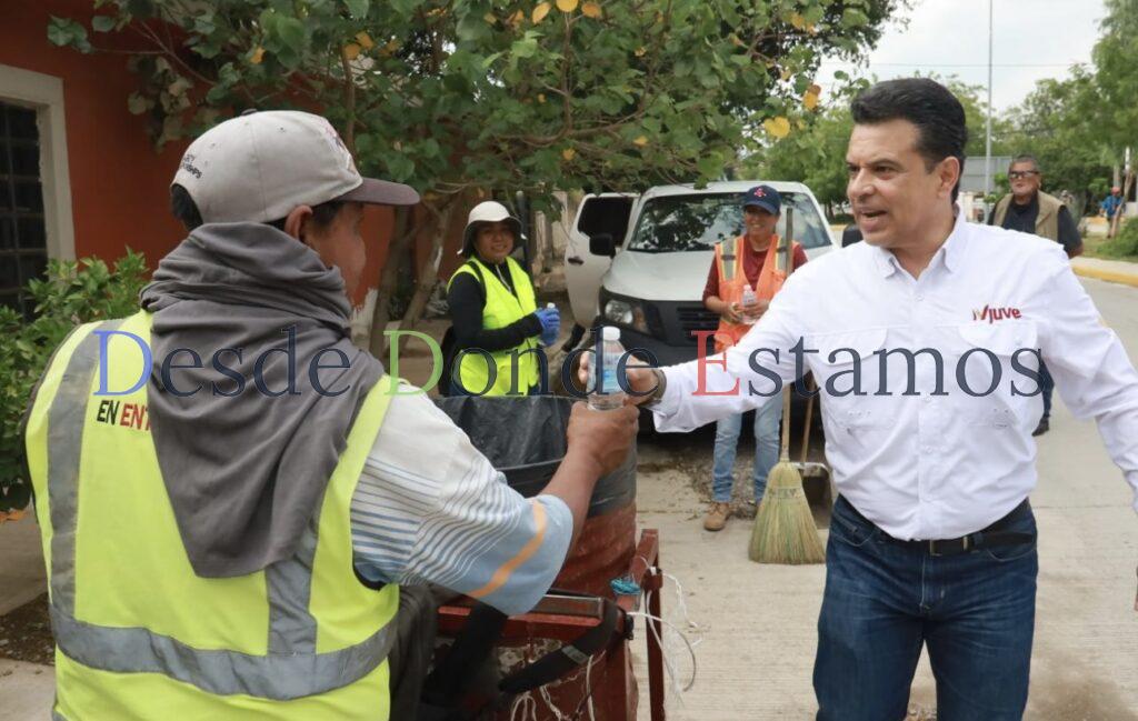 Cuidan y embellecen imagen urbana de Victoria