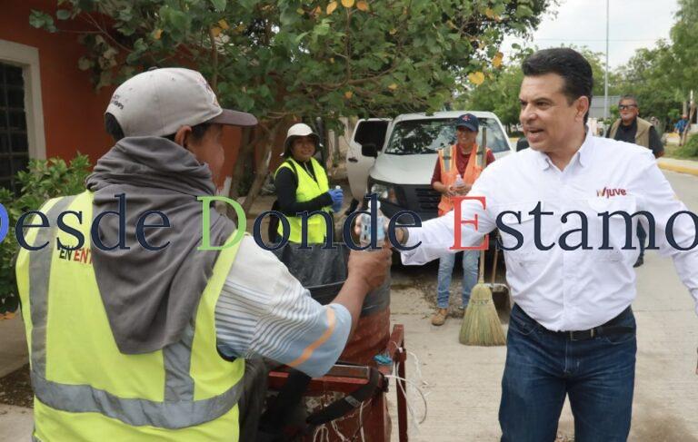 Cuidan y embellecen imagen urbana de Victoria