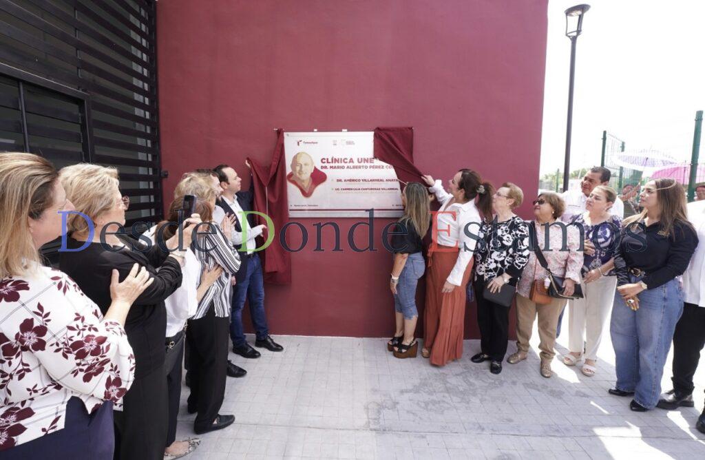 Inauguran clínica UNE “Dr. Mario Alberto Pérez Coss”