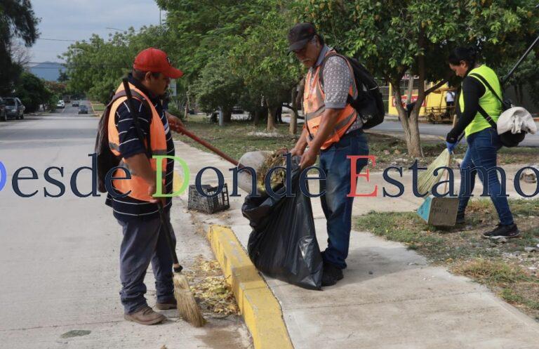 Cuidan y embellecen imagen urbana de Victoria