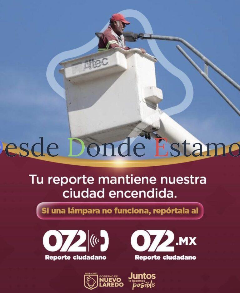 Ofrece Municipio atención a servicio de alumbrado público