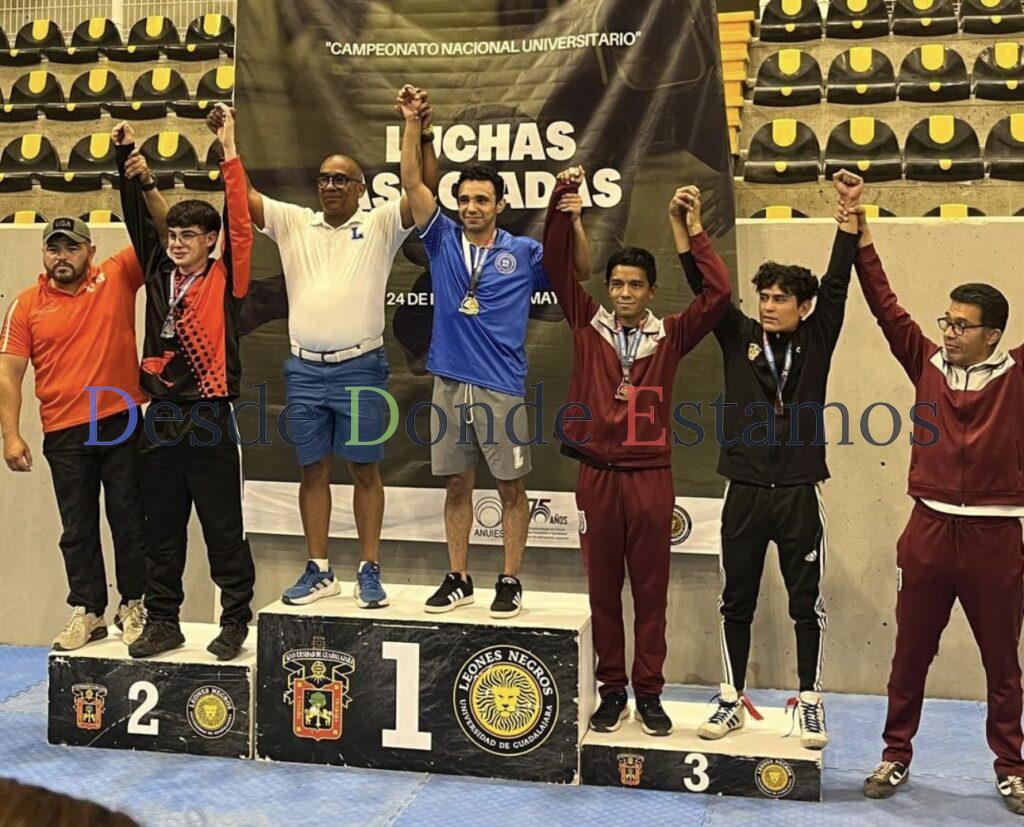 Gana UAT medalla de plata en luchas asociadas en el nacional de la ANUIES