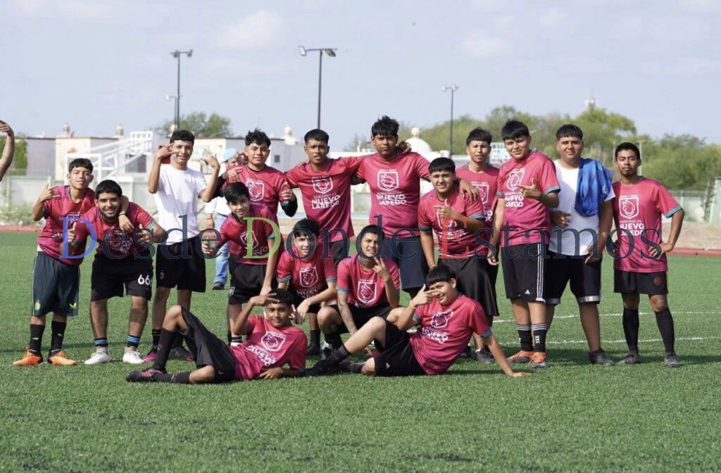 Participan prepas municipales en cuadrangular de futbol contra las adicciones