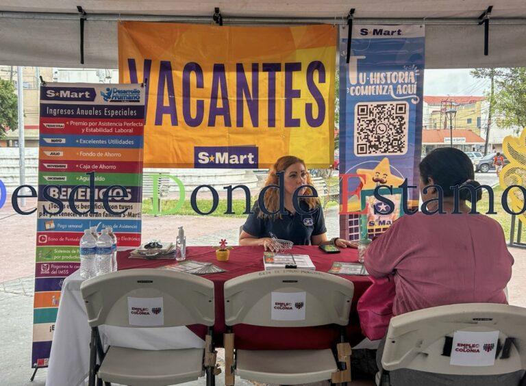 Gran respuesta en el programa “Empleo en tu colonia” en plaza Miguel Hidalgo