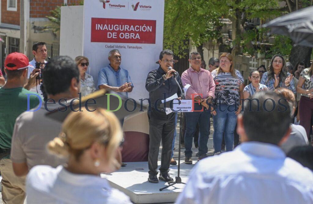Inaugura alcalde calle de concreto hidráulico en colonia Tamatán