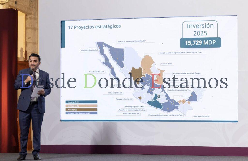 Tamaulipas; segundo estado con más inversión en proyectos hídricos