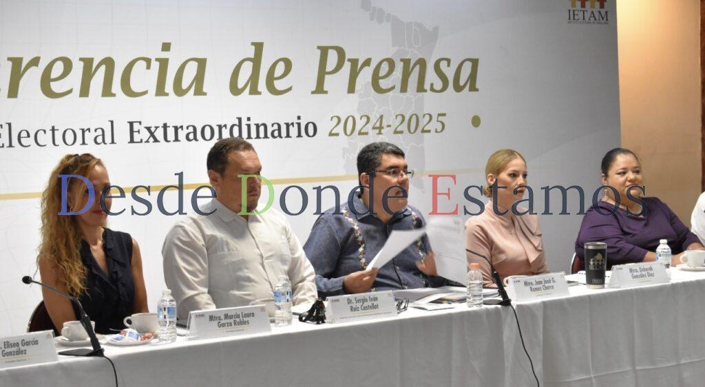 Garantizan INE-IETAM seguridad en elección