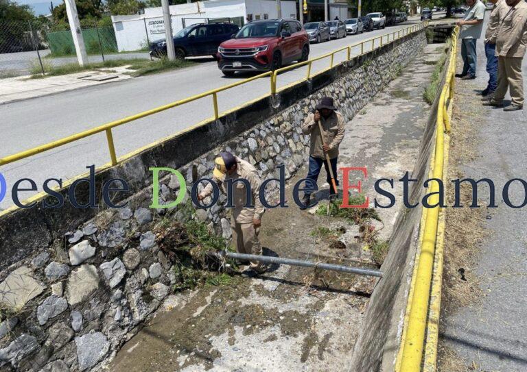 COMAPA Victoria refuerza limpieza de drenes