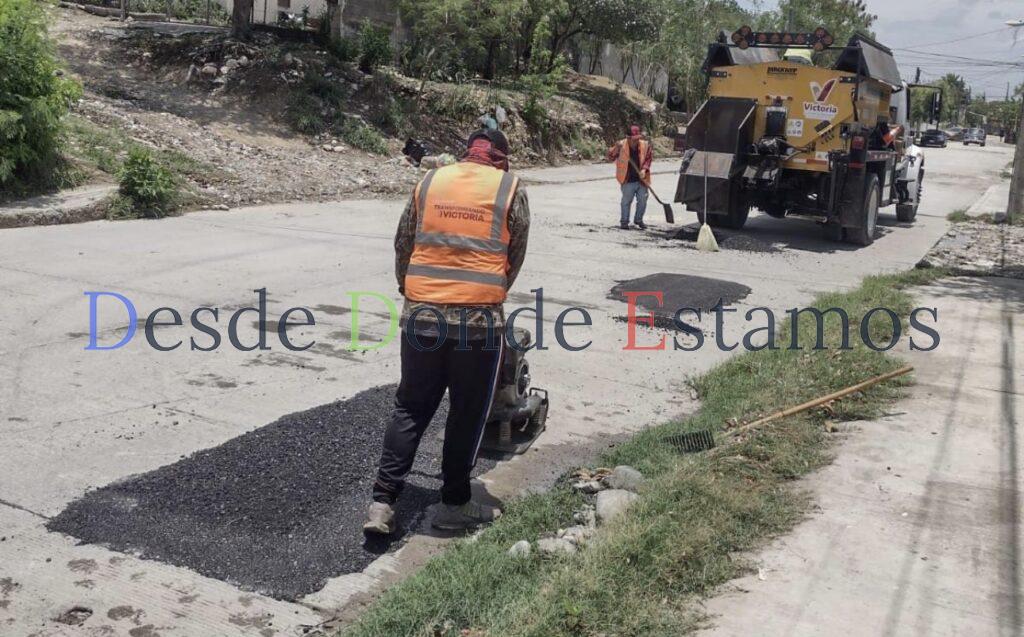 Implementa Municipio plan de azolve y bacheo en calles afectadas por lluvia