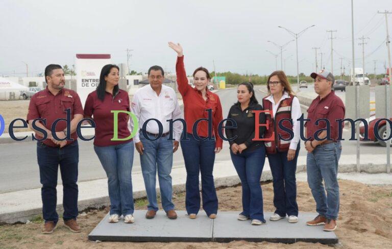 Transforman acceso a Los Olivos 2 con pavimentación de Boulevard Rea